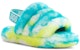 (Kanak-Kanak) UGG Fluff Yeah Slide 'Oasis Blue' 1123636K-OBSL