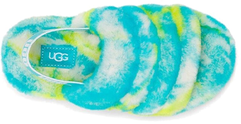 (Kanak-Kanak) UGG Fluff Yeah Slide 'Oasis Blue' 1123636K-OBSL Shop (Kanak-Kanak) UGG Fluff Yeah Slide 'Oasis Blue' 1123636K-OBSL