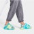 (Kanak-Kanak) UGG Fluff Yeah Slide 'Oasis Blue' 1123636K-OBSL