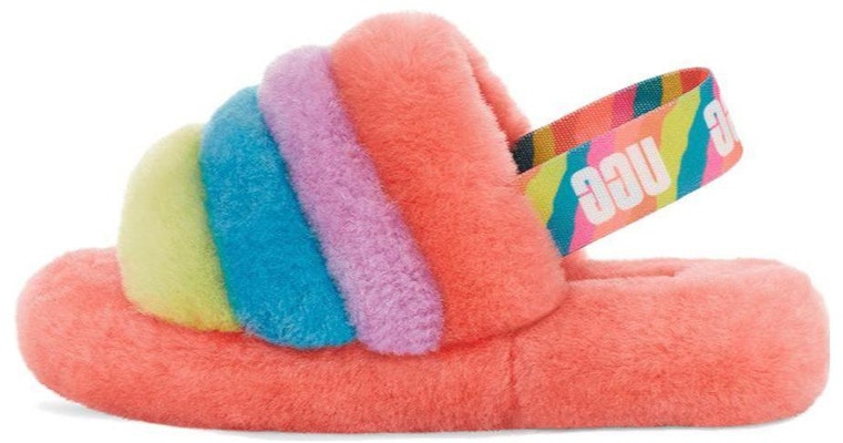 (JR) UGG Fluff Yeah 拖鞋 '蜜桃多色' 1124925K-PBMT Buy (JR) UGG Fluff Yeah 拖鞋 '蜜桃多色' 1124925K-PBMT