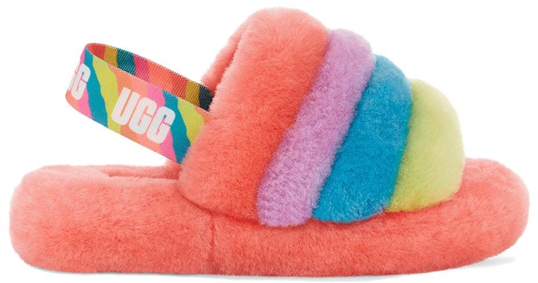 (JR) UGG Fluff Yeah 拖鞋 '蜜桃多色' 1124925K-PBMT Order (JR) UGG Fluff Yeah 拖鞋 '蜜桃多色' 1124925K-PBMT