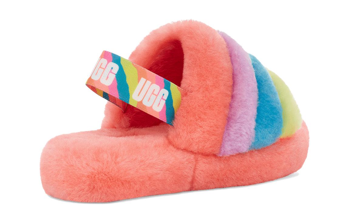 Shop (JR) UGG Fluff Yeah 拖鞋 '蜜桃多色' 1124925K-PBMT
