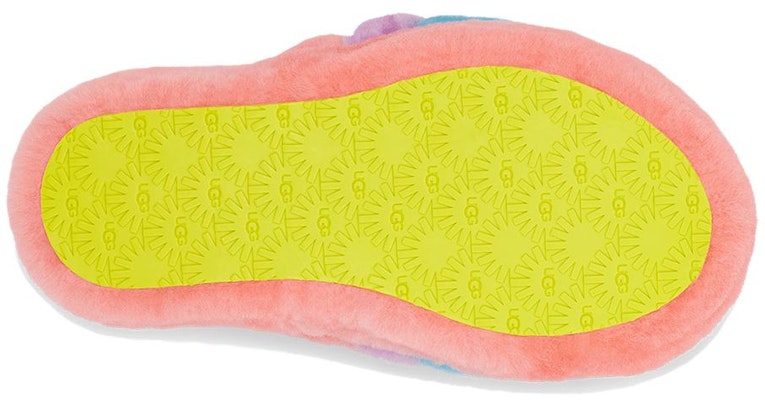 (JR) UGG Fluff Yeah 拖鞋 '蜜桃多色' 1124925K-PBMT Details for (JR) UGG Fluff Yeah 拖鞋 '蜜桃多色' 1124925K-PBMT