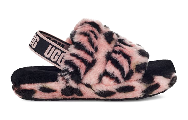 Order (Youth) UGG Fluff Yeah Slide 'Pink Black' 1124939K-PSLP