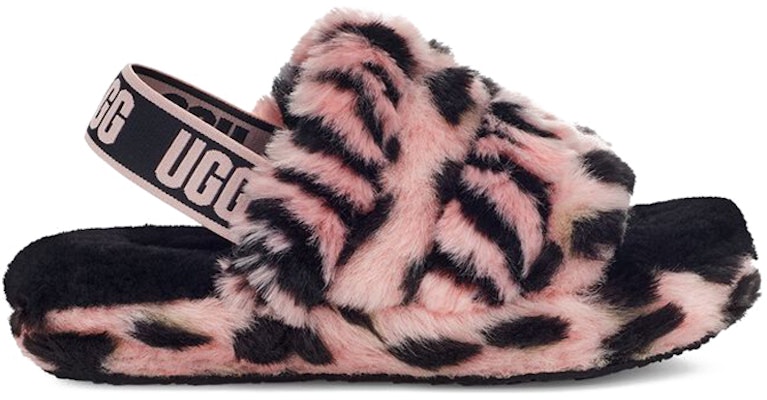 (JR) UGG Sandal Fluff Yeah 'Pink Black' 1124939K-PSLP Order (JR) UGG Sandal Fluff Yeah 'Pink Black' 1124939K-PSLP