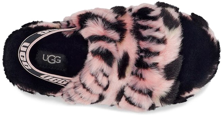 (JR) UGG Sandal Fluff Yeah 'Pink Black' 1124939K-PSLP Purchase (JR) UGG Sandal Fluff Yeah 'Pink Black' 1124939K-PSLP