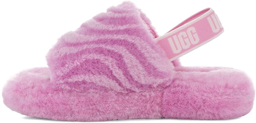 (JR) UGG Fluff Yeah Slide 'Pink Wave' untuk wanita 1124929K-WDF Buy (JR) UGG Fluff Yeah Slide 'Pink Wave' untuk wanita 1124929K-WDF