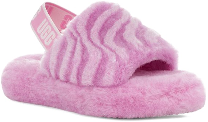 (JR) UGG Fluff Yeah Slide 'Pink Wave' untuk wanita 1124929K-WDF Lookbook (JR) UGG Fluff Yeah Slide 'Pink Wave' untuk wanita 1124929K-WDF