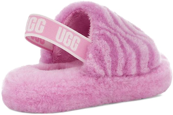 (JR) UGG Fluff Yeah Slide 'Pink Wave' untuk wanita 1124929K-WDF Shop (JR) UGG Fluff Yeah Slide 'Pink Wave' untuk wanita 1124929K-WDF