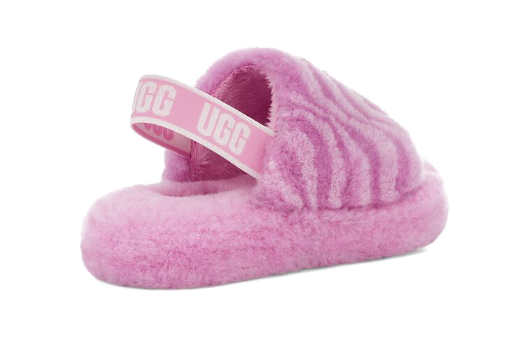 Shop (Youth) UGG Fluff Yeah Slide 'Pink Wave' 1124929K-WDF