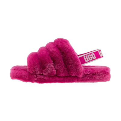 (Youth) UGG Fluff Yeah Slide 'Fuchsia'