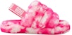 (JR) UGG Fluff Yeah Slide 'Merah Jambu Mawar' 1123636K-PRSPK