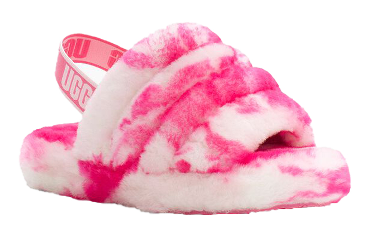 Lookbook (Youth) UGG Fluff Yeah Slide 'Rose Pink' 1123636K-PRSPK
