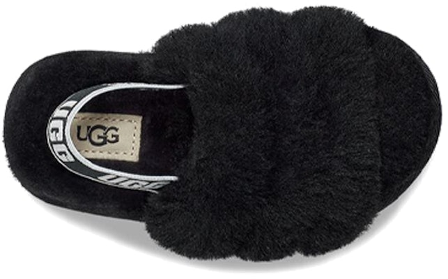 (JR) UGG フラッフ イヤー スライド (黒) 1098579T-BLK Shop (JR) UGG フラッフ イヤー スライド (黒) 1098579T-BLK