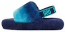 Buy (Youth) UGG Fluff Yeah Slide Blue Combo Gradient 1120772K-BCB