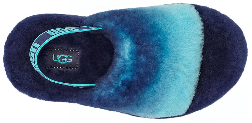(Youth) UGG Fluff Yeah Slide Blue Combo Gradient 1120772K-BCB Shop (Youth) UGG Fluff Yeah Slide Blue Combo Gradient 1120772K-BCB