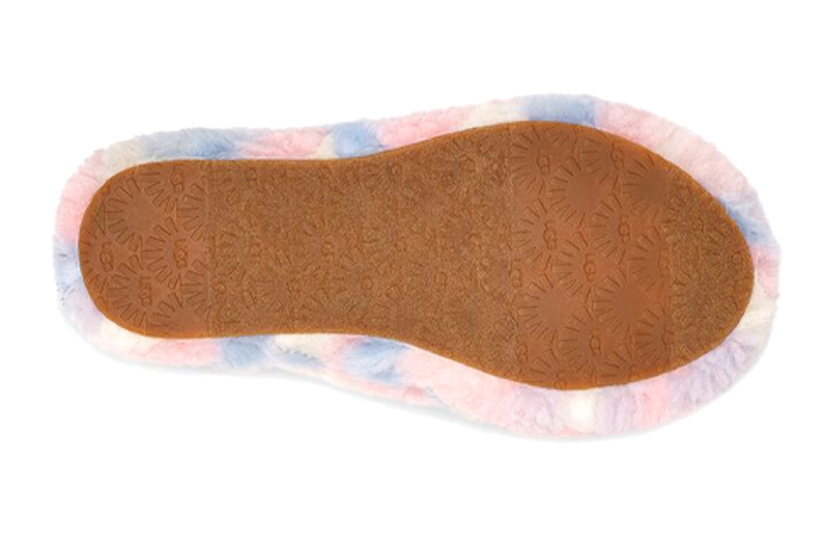 Details for (JR) UGG Fluff Yeah Slide 加州骄傲条纹拖鞋 1120114K-PSTR