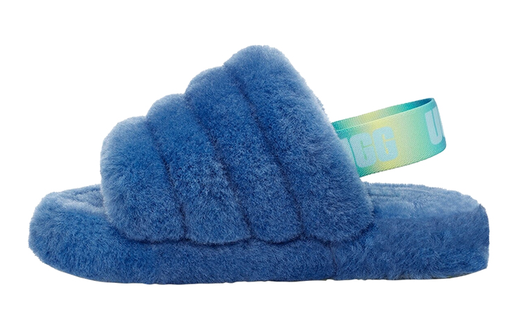 (Youth) UGG Fluff Yeah Slide Mystic Blue Gradient 1120030K-MBGT