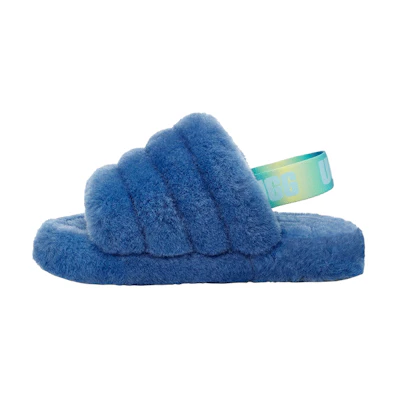 (Youth) UGG Fluff Yeah Slide Mystic Blue Gradient