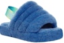 Lookbook (JR) UGG Fluff Yeah Slide Biru Gradient Mystic 1120030K-MBGT