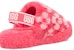 (JR) UGG Fluff Yeah Slide Poppy Strawberry Sorbet - Sandal Berbulu Trendy Merah Jambu 1119839K-SSBT