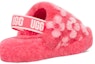 Purchase (JR) UGG Fluff Yeah Slide Poppy Strawberry Sorbet - Sandal Berbulu Trendy Merah Jambu 1119839K-SSBT