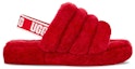 Order (JR) UGG Fluff Yeah Slide Riben Merah 1098494K-RBRD