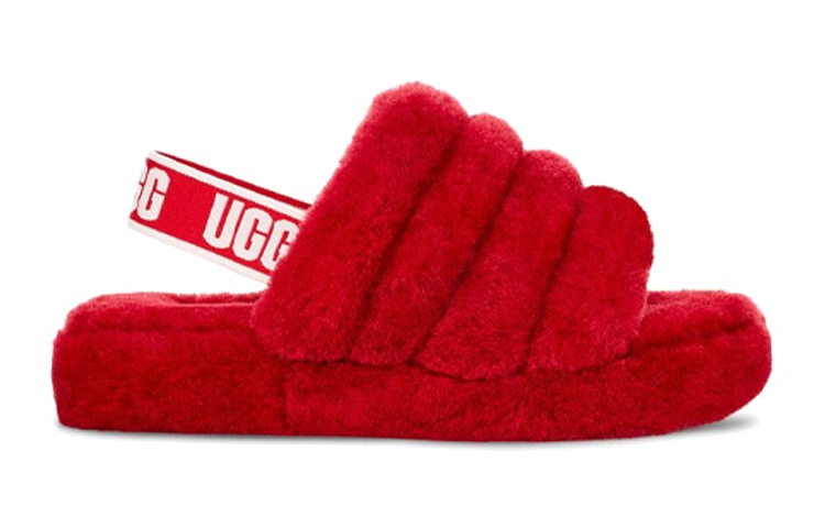 Order (Youth) UGG Fluff Yeah Slide Ribbon Red 1098494K-RBRD