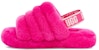 (JR) UGG Fluff Yeah Slide Rock Rose Wanita 1098494K-RCR