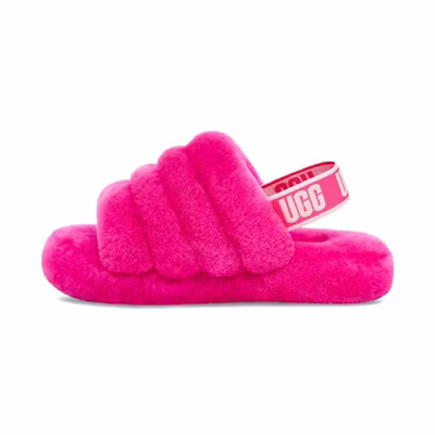 (Youth) UGG Fluff Yeah Slide Rock Rose