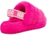 (JR) UGG Fluff Yeah Slide Rock Rose Wanita 1098494K-RCR