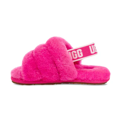 (Youth) UGG Fluff Yeah Slide Rock Rose