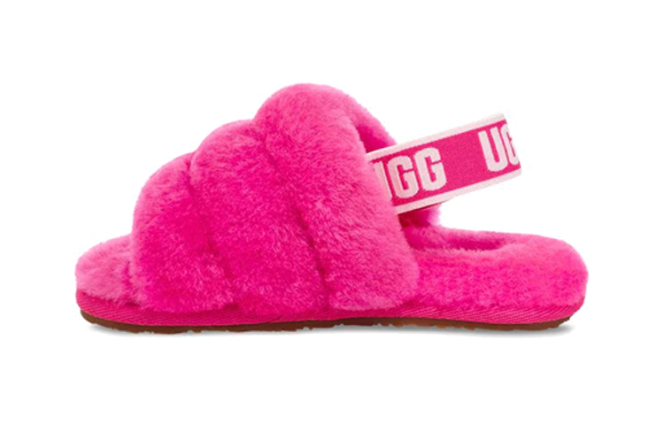 (Youth) UGG Fluff Yeah Slide Rock Rose 1098579T-RCR