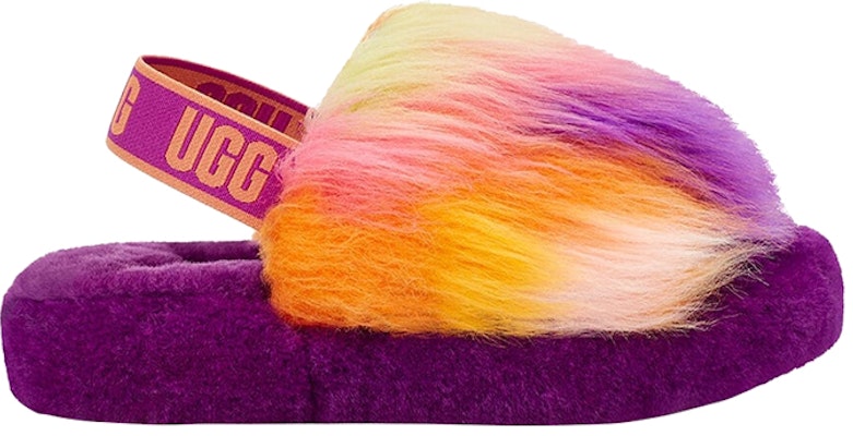 (Youth) UGG Fluff Yeah Slide Tie Dye Berrylicious 1120033k-BYLC Order (Youth) UGG Fluff Yeah Slide Tie Dye Berrylicious 1120033k-BYLC