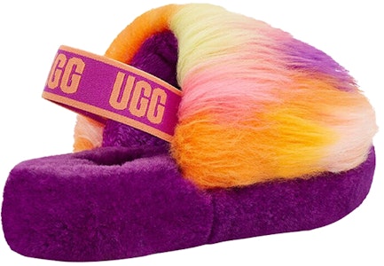 UGG Fluff Yeah 滑鞋 毛茸茸 居家休閒 時尚拖鞋 大童版 紫色 Purchase UGG Fluff Yeah 滑鞋 毛茸茸 居家休閒 時尚拖鞋 大童版 紫色