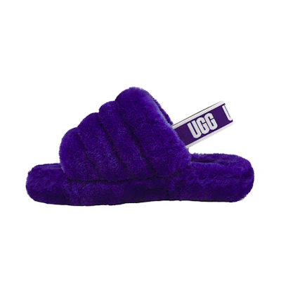 (Youth) UGG Fluff Yeah Slides 'Purple'