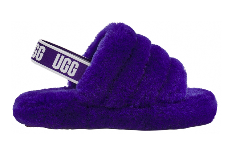 (Youth) UGG Fluff Yeah Slides 'Purple' 圖 2