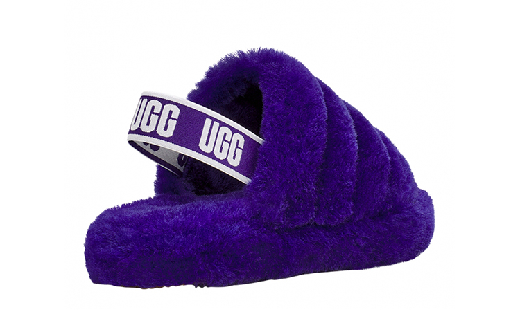 (Youth) UGG Fluff Yeah Slides 'Purple' 圖 3