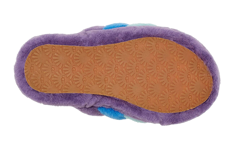 (Youth) UGG Fluff Yeah Slides 'Purple Rainbow' 圖 6