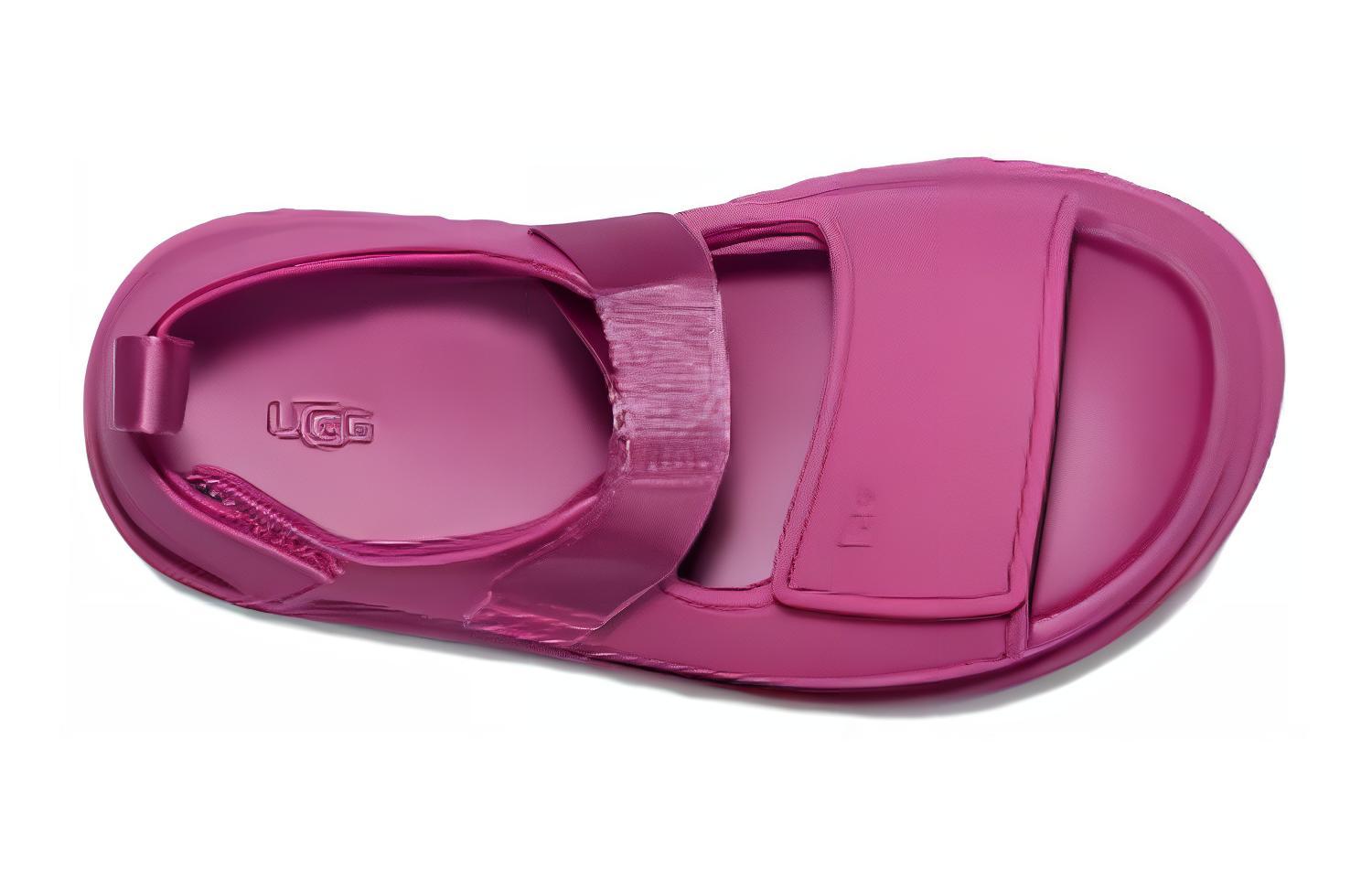 Shop 大童 UGG 舒適百搭 防滑耐磨 兒童涼鞋 紫色