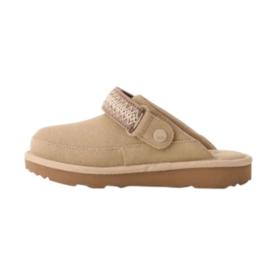 (Youth) UGG Goldenstar UGGbraid Clog 'Mustard Seed'