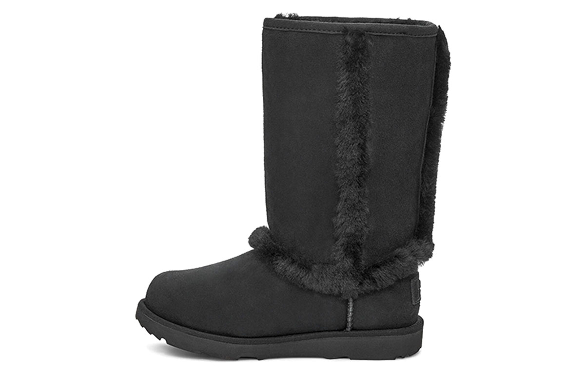 (Youth) UGG Hadley II Tall (Big Kid) 'Black' 1106835K-BLK
