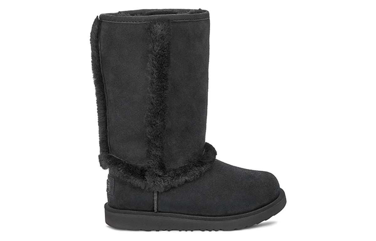 Order (Youth) UGG Hadley II Tall (Big Kid) 'Black' 1106835K-BLK