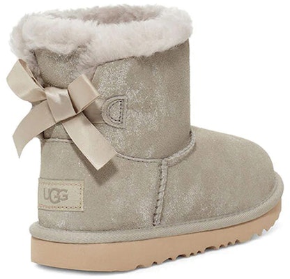 (Youth) UGG Mini Bailey Bow II Shimmer 'Grey Big Kid' 1116173K-GOA Shop (Youth) UGG Mini Bailey Bow II Shimmer 'Grey Big Kid' 1116173K-GOA