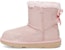 (JR) UGG Mini Bailey Bow II Shimmer But Salji 'Merah Jambu' 1116173K-PCD
