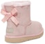 Shop (JR) UGG Mini Bailey Bow II Shimmer But Salji 'Merah Jambu' 1116173K-PCD
