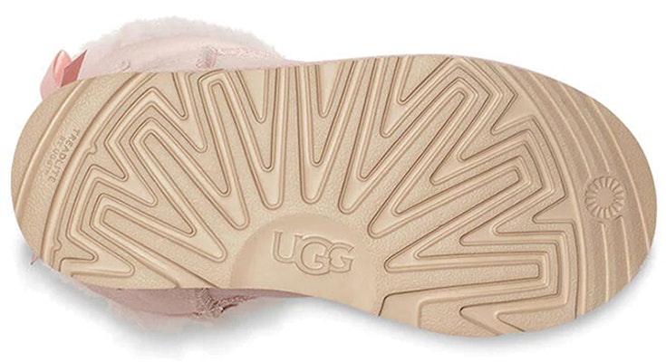 (Youth) UGG Mini Bailey Bow II Shimmer Snow Boots 'Pink' 1116173K-PCD Details for (Youth) UGG Mini Bailey Bow II Shimmer Snow Boots 'Pink' 1116173K-PCD