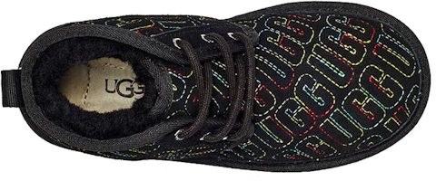 Shop UGG Neumel II 舒適保暖 戶外休閒雪地靴 大童 黑色