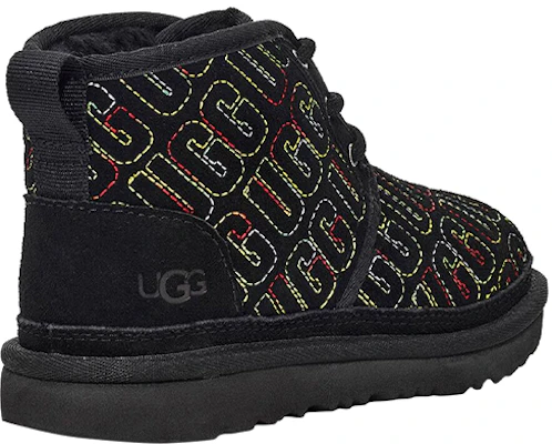 (Youth) UGG Neumel 2 Boot 'Graphic Stitch - Black' 1116170K-BLK Purchase (Youth) UGG Neumel 2 Boot 'Graphic Stitch - Black' 1116170K-BLK
