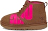 Buy (JR) UGG Neumel 'Chopped Comfort Warm High-Top Coklat Chestnut' 1129054K-CTPNK